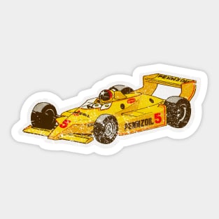 Vintage Pennzoil Chaparral 2K IndyCar racer cartoon Sticker